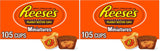 REESE'S Miniatures Milk Chocolate Peanut Butter Cups, Candy Packs