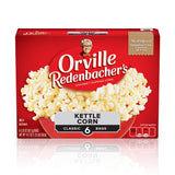 Orville Redenbacher’s Kettle Corn Popcorn, Microwave Popcorn, 3.3 oz., 6-Count
