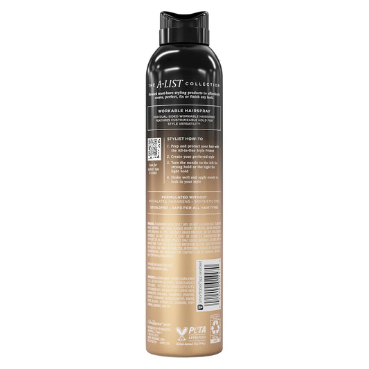 TRESemme_Workable_Hairspray_1_ct_A-LIST_Collection_for_Brushable_+_Customizable_Hold,_Developed_Safe_for_All_Hair_Types,_8.5_Oz