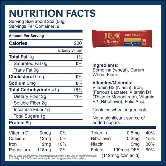 Barilla_Al_Bronzo_Bucatini_Pasta_(1_lb),_Bronze_Cut_Pasta_Created_from_High_Quality_Durum_Wheat,_Imported_from_Italy,_Non-GMO,_Kosher