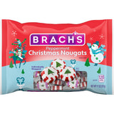 Brach's Peppermint Christmas Nougats, Individually Wrapped Mixed Flavor Christmas Candies, 11 oz