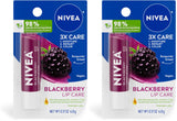 NIVEA Lip Care, Tinted Lip Balm with Shea Butter, Nourishing Oils and Vitamin C & E, 3-in-1 Moisture, Repair (for Dry Lips) and Colo