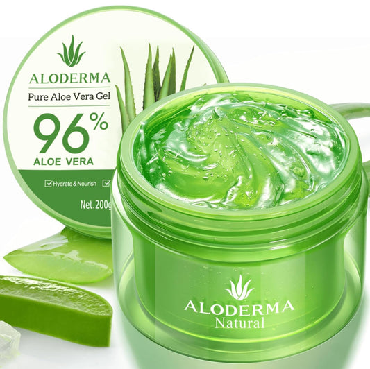 Aloderma_Aloe_Vera_Gel_Made_within_12_Hours_of_Harvest_with_96%_Pure_Organic_Aloe_Vera_for_Skin,_Scalp,_&_Hair,_Soothing_Aloe_Face_Moisturizer,_Multipurpose,_Hydrating_Aloe_Gel,_7.05oz