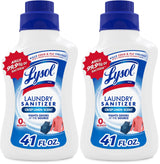 Lysol Disinfectant Laundry Sanitizer & Scent Booster, Laundry Detergent Additive, Color Safe Bleach Alternative, Laundry Odor Eliminator, Kills Bacteria & Viruses, Crisp Linen Scent, 41 Fl Oz Liquid
