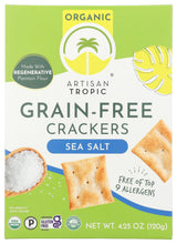 ARTISAN TROPIC Organic Sea Salt Crackers, 4.25 OZ