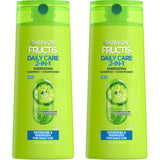 Garnier Fructis Fortifying 2-in-1 Shampoo and Conditioner for Stronger-Looking Hair with Touchable Softness, Daily Hair Care for Men and Women, Vegan, Paraben-Free 22 Fl Oz