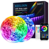 65.6ft LED Lights for Bedroom, Music Sync RGB LED Strip Lights with APP & Remote Control, Luces LED para Cuarto, Bluetooth LED Lights for Room, Home Decoration