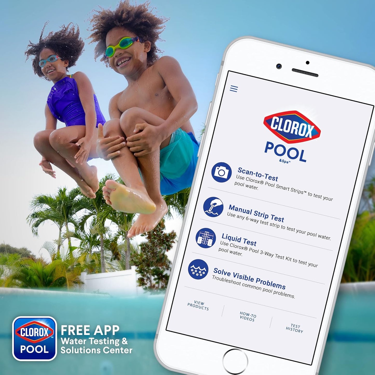 Clorox®_Pool&Spa™_XtraBlue_1”_Swimming_Pool_Chlorinating_Tablets,_Kills_Bacteria_&_Stops_Algae,_Perfect_for_Small_Pools_(5_LB)
