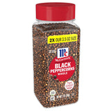 McCormick Whole Black Pepper, Made with Whole Peppercorns, 17.5 oz