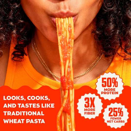 Banza_Gluten-Free_Chickpea_Pasta,_Variety_Pack_20g_Protein_|_Lower_Carb_|_High_Fiber_|_High_Protein_|_Plant_Based_Pasta_|_8oz_(Pack_of_6)