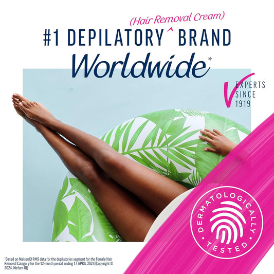 Veet_Sensitive_Skin_Hair_Removal_Cream_For_Women,_Painless_Bikini_Hair_Removal_Gel,_Dermatologically_Tested_Depilatory_Cream_For_Bikini_Line,_Legs,_Arms,_Underarms,_13.5_FL_OZ_Pump_Bottle_with_Tool