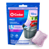O-Cedar PACS Hard Floor Cleaner, Lavender Scent 10 Count 1-Pack
