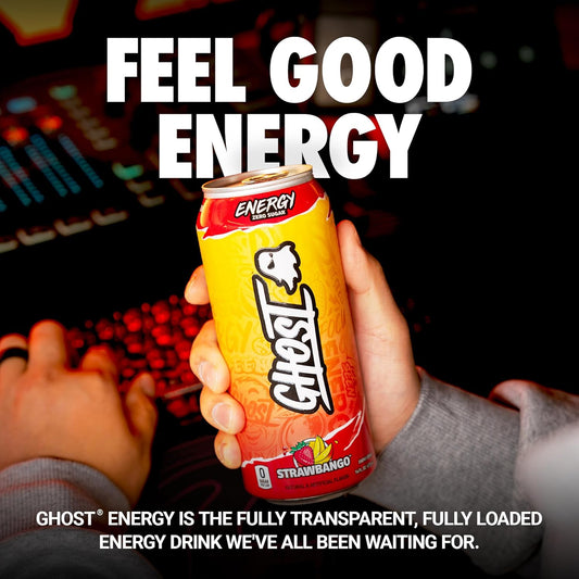 GHOST_Energy_Drink_-_12-Pack,_Strawbango,_16oz_-_Energy_&_Focus_&_No_Artificial_Colors_-_200mg_of_Natural_Caffeine,_L-Carnitine_&_Taurine_-_Gluten-Free_&_Vegan