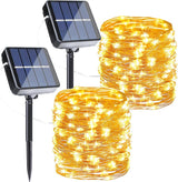 Joomer Solar Fairy Lights, Solar String Lights Outdoor Waterproof 8 Lighting Modes for Patio Fence Party Garden Yard Home Holiday Tree Outdoor Decoration