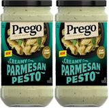Prego Creamy Roasted Garlic Pesto Pasta Sauce, 14.5 oz Jar