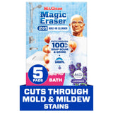 Mr. Clean Magic Eraser Sponge, Bathroom, Shower, Tub Cleaner, Soap Scum Remover, Bathroom Cleaning Supplies, Dawn Cleaning Power with Lavender Scent, Shower & Tub