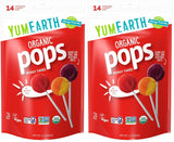 YumEarth Organic Vitamin C Pops Variety Pack, 60 Fruit Flavored Favorites Lollipops, Allergy Friendly, Gluten Free, Non-GMO, Vegan, No Artificial Flavors or Dyes