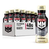 Muscle Milk Pro Advanced Nutrition Protein Shake, 14 Fl Oz Bottle, 12 Pack, 40g Protein, 1g Sugar, 16 Vitamins & Minerals, 6g Fiber, Workout Recovery, Packaging May Vary