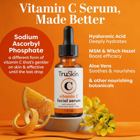 TruSkin_Vitamin_C_Serum_for_Face_–_Anti_Aging_Face_Serum_with_Hyaluronic_Acid_&_Vitamin_E_–_Brightening_Formula_for_Improving_Appearance_of_Dark_Spots,_Fine_Lines_&_Wrinkles_–_All_Skin_Types,_2_Fl_Oz