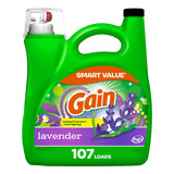 Gain Liquid Laundry Detergent, Lavender Scent, HE compatible, Laundry Detergent Liquid Soap