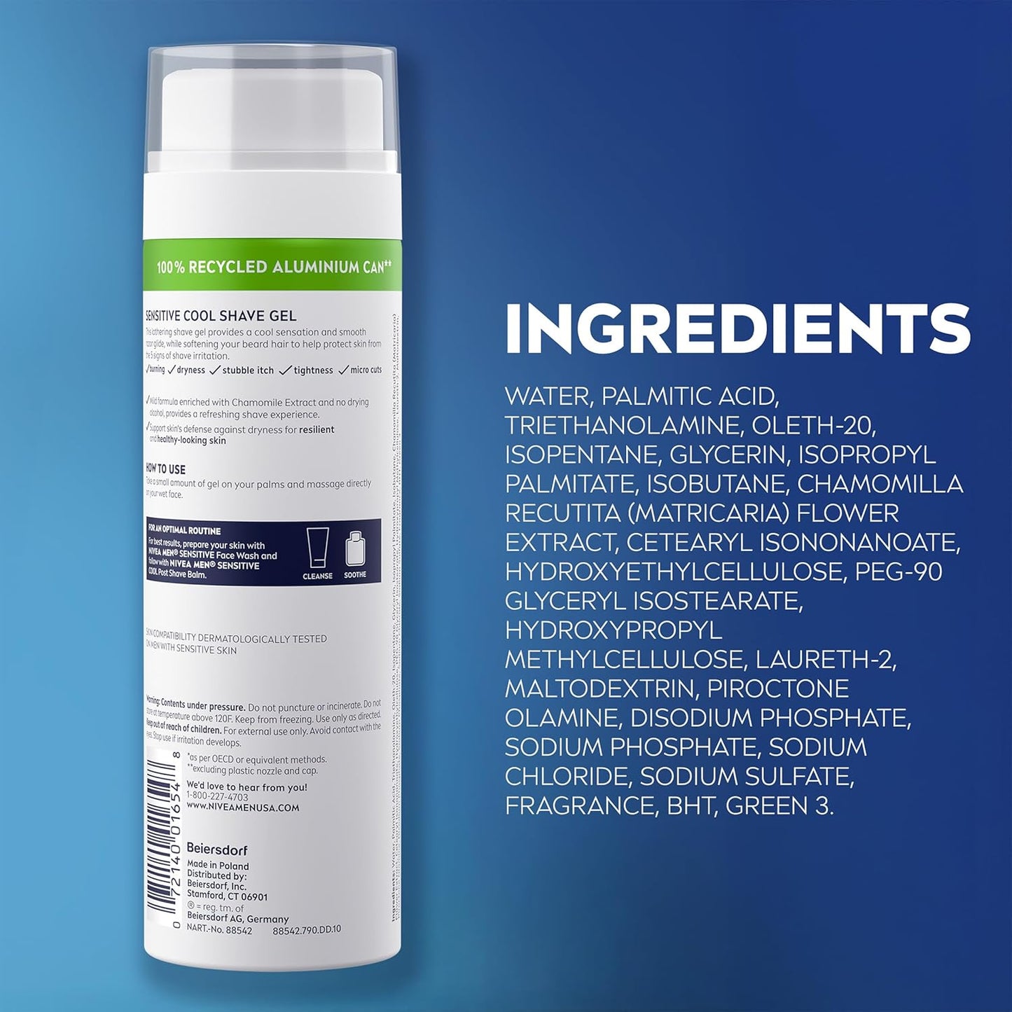 NIVEA_MEN_Sensitive_Cool_Shave_Gel_for_Sensitive_Skin,_Alcohol_Free_Shaving_Gel_with_Chamomile_Extract,_7_Oz_Can,_Pack_of_3