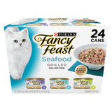 Purina Fancy Feast Grilled Wet Cat Food Seafood Collection in Wet Cat Food Variety Pack