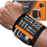 Tmacker Stocking Stuffers Magnetic Wristband for Tools Holding Screws Nail Drill Bits-Adjustable Velcro Strap Breathable for Men Dad Husband Father Grandpa DIY Handyman Gifts for Christmas Birthday