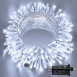 Ollny 120LED 40FT String Lights, Waterproof Connectable Christmas Lights with Timer 8 Modes, Warm White Plug in Fairy Light for Indoor Outdoor Bedroom Xmas Tree Holiday Party Decorations