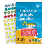 Livaclean 240CT Star Pimple Patches for Face w/ Hydrocolloid, Tea Tree oil & Salicylic Acid - Zit Stickers, Hydrocolloid Acne Patches for Face - Cute Pimple Patch, Acne Stickers