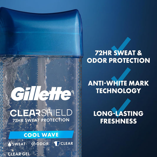 Gillette_Antiperspirant_and_Deodorant_for_Men,_72hr_Sweat_&_Odor_Protection,_Long_Lasting_Freshness,_Anti-White_Mark_Technology,_Clear_Gel,_Cool_Wave_Scent,_3.8_oz_(Pack_of_2)