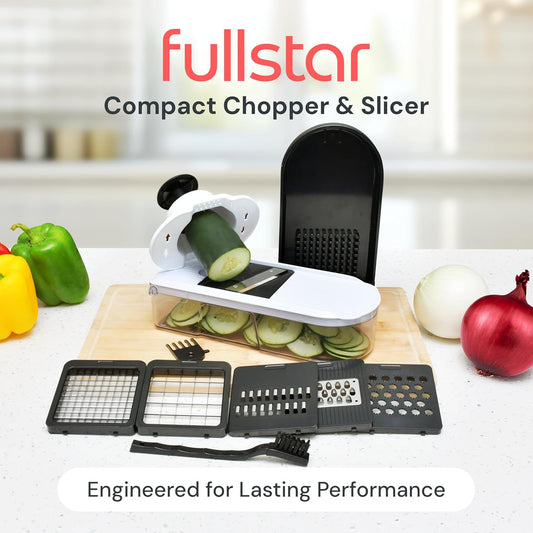 Fullstar_Core_Vegetable_Chopper_-_Chop_and_Slice_Lid_-_Food_Chopper_with_Container,_Veggie_Chopper,_Fruit_Slicer,_Onion_Dicer_-_Meal_Prep_Essential_-_Kitchen_Gadgets_and_Gifts_(6_in_1,_White/Black)