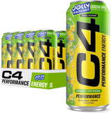 C4 Performance Energy Drink, Zero Sugar Carbonated Preworkout Energy, 200mg Caffeine with Beta Alanine