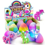 Dan&Darci Unicorn Hatching Surprise Eggs for Kids - Easter Basket Stuffers - 6 Pack Grows 600% - Toys for Girls 3-8 - Easter Crafts - Party Favors for 3+ Year Old Girl - Gifts for Ages 3 4 5 6 7 8