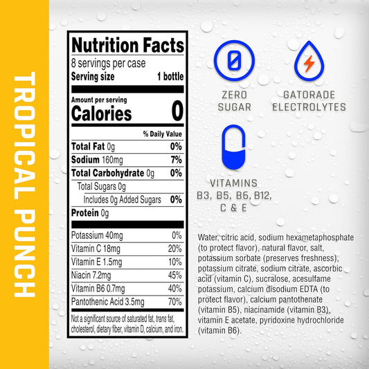 Propel_Electrolyte_Enhanced_Water_Sports_Drink,_Tropical_Punch_Flavor,_Zero_Calorie_&_Zero_Sugar_Hydration_with_Electrolytes_and_Vitamins_C_&_E,_12_fl_oz_Water_Bottles_(8_Pack)