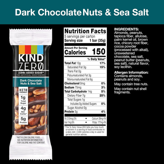 KIND_ZERO_Added_Sugar_Bars,_Dark_Chocolate_Nuts_and_Sea_Salt,_Keto_Friendly_Snacks,_Gluten_Free,_5g_Protein,_5_Count