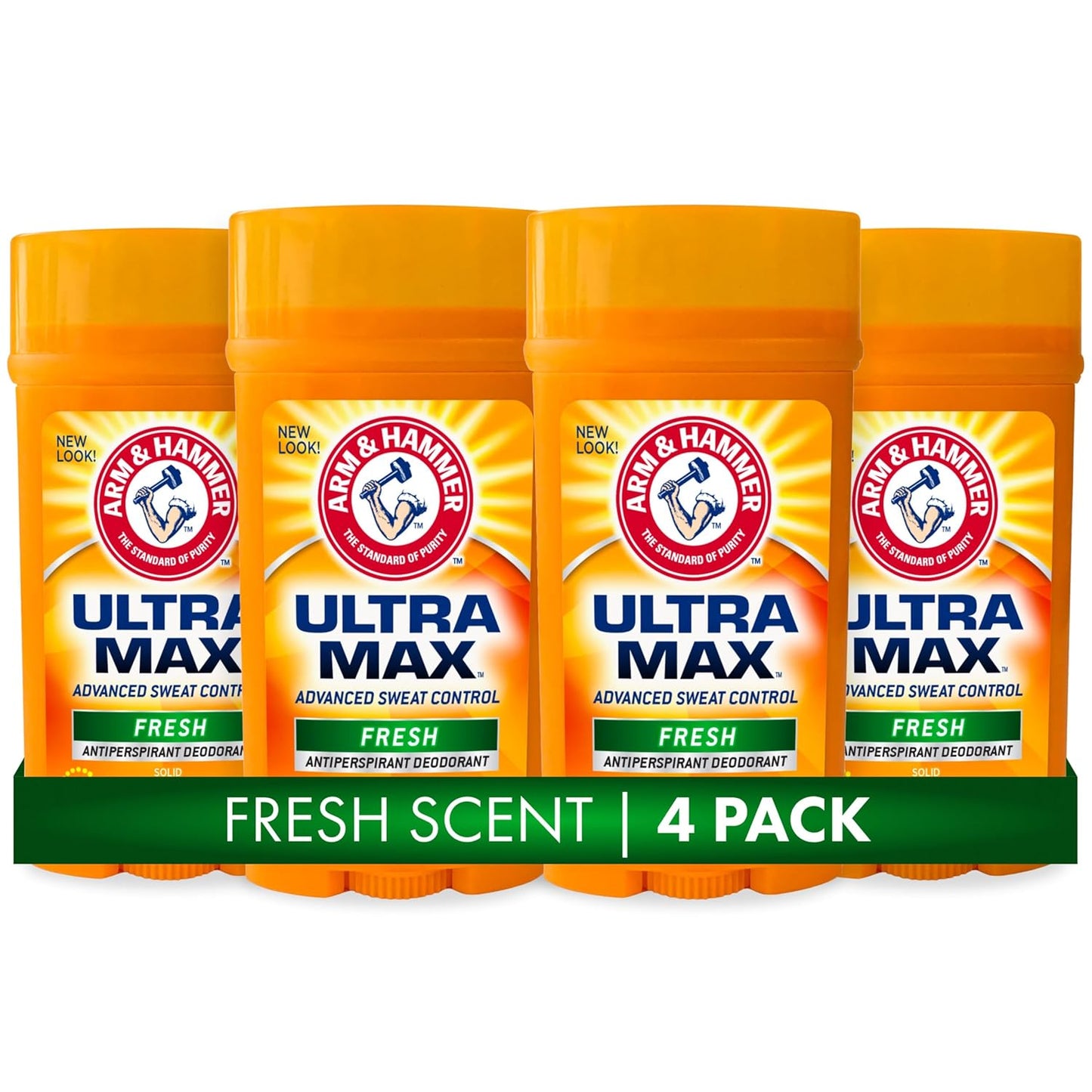 ARM_&_HAMMER_ULTRA_MAX_Deodorant,_Fresh_Scent,_Solid_Stick_2.6_oz,_4-Pack