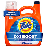 Tide Ultra Oxi Boost Liquid Laundry Detergent, Advanced Stain Remover with Extra Oxi Power