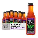 Pure Leaf Iced Tea, Sweetened, Real Brewed Black Tea, Lemon, 18.5 Fl Oz (Pack of 12)
