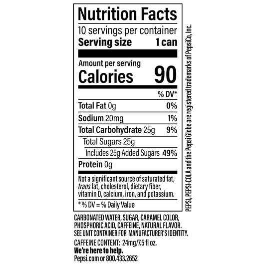 Pepsi_Real_Sugar_Soda_Mini_Cans,_7.5oz_Mini_Cans,_(10_Pack)_(Packaging_May_Vary)_