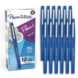 Paper Mate Flair Felt Tip Pens, Medium Point (0.7mm), Blue, Teacher Supplies, Arts & Crafts, Back to School