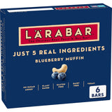 Larabar Blueberry Muffin Fruit and Nut Bars, Gluten Free and Vegan, 9.6 oz, 6 Ct