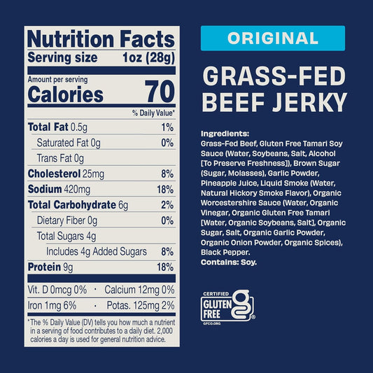 Country_Archer_Grass_Fed_Beef_Jerky_-_Beef_Snack_Bags_Bulk,_Individual_Packs,_Protein_Snack,_Gluten_Free,_No_Nitrates,_Natural_Ingredients_-_Original_Flavor,_7_oz_(Pack_of_1)