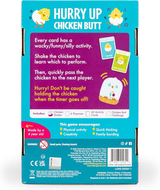 Exploding_Kittens_Hurry_Up_Chicken_Butt_2-6_Players_-_Ages_4+_-_2_Minutes_to_Play_-_Hot_Potato_Style_Card_Game_-_Fun_Card_Game,_Family_Game_Night,_Creative_Kids_Game