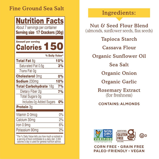 Simple_Mills_Almond_Flour_Crackers,_Family_Size,_Fine_Ground_Sea_Salt_-_Gluten_Free,_Vegan,_Healthy_Snacks,_7_Ounce_(Pack_of_1)
