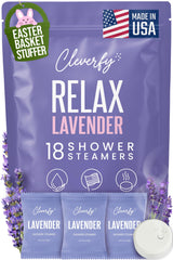 Cleverfy Shower Steamers Aromatherapy - Easter Basket Stuffers for Teens and Adults - Easter Gifts for Women and Men, Girls and Boys