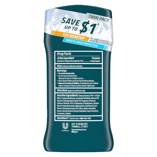 Degree_Men_Advanced_Antiperspirant_Deodorant_Everest_2_Count_72-Hour_Sweat_and_Odor_Protection_Antiperspirant_For_Men_With_Body_Heat_Activated_Technology_2.7_oz