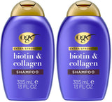 OGX Thick & Full + Biotin Collagen Extra Strength Volumizing Shampoo with Vitamin B7 Hydrolyzed Wheat Protein for Fine Hair. Sulfate-Free Surfactants Thicker, Fuller Hair, 13 Fl Oz