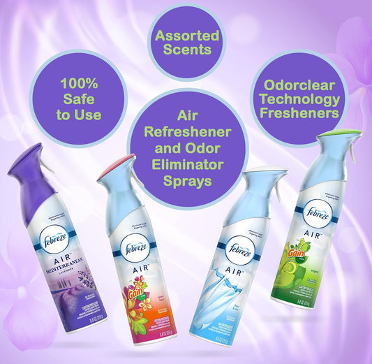 Febreze_Air_Freshener_Odor_Eliminator_Spray,_Assorted_Scent_Febreze_&_Bathroom_Deodorizer,_Original,_Island_Fresh,_Linen_Sky_&_Lavender,_4_Pack