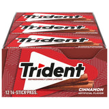 Trident Minty Sweet Twist Sugar Free Gum, 12 Packs of 14 Pieces (168 Total Pieces) - Snack Bubblegum