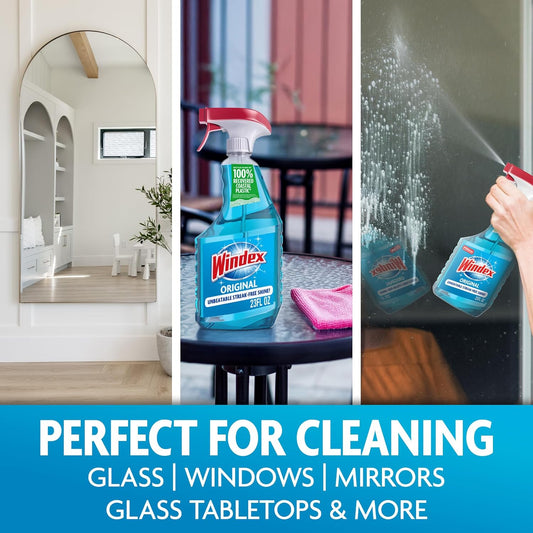 Windex_Glass_and_Window_Cleaner_Spray_Bottle,_Packaging_Designed_to_Prevent_Leakage_and_Breaking,_Surface_Cleaning_Spray,_Original_Blue_Scent,_23_Fl_Oz